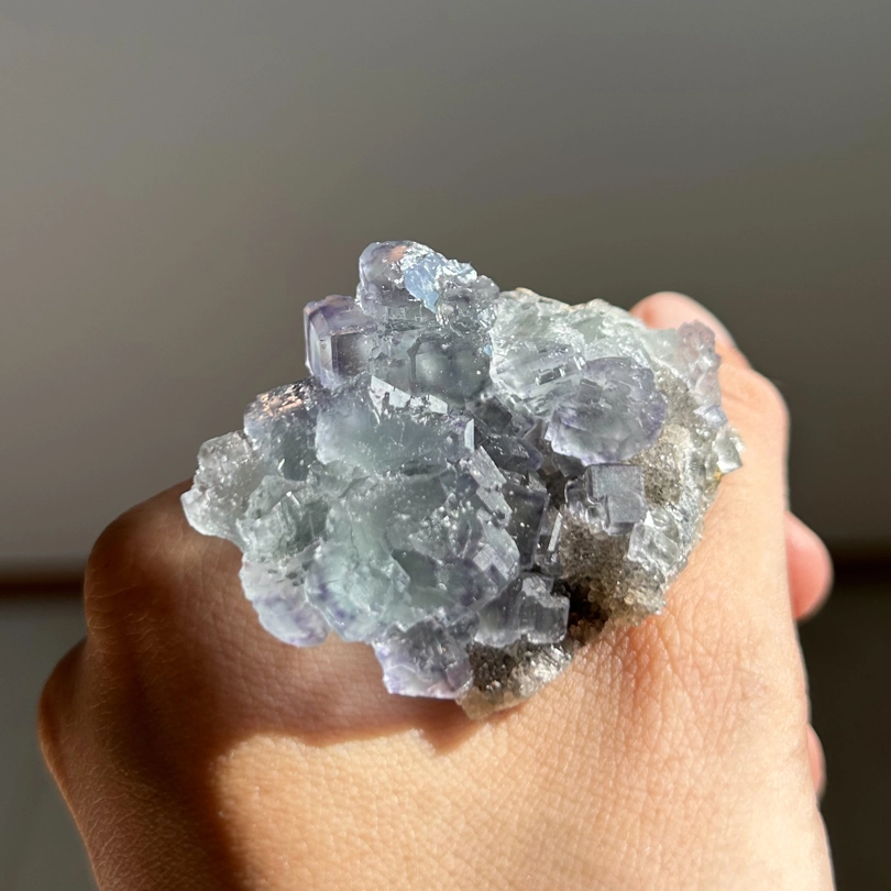 geode di Fluorite Blu